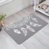 Carpets Dream Catcher Grey Feather Retro Art Kitchen Doormat Bedroom Bath Floor Carpet House Hold Door Mat Area Rugs Home Decor