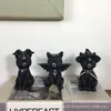 Decoratieve objecten Figurines Little Devil Ornament Animal Resin Artifact Demon Cat Sculpture Desktop Porna Ornament Halloween Decoration Gift 230818