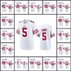 San Francisco''49ers''Men 11 Brandon Aiyuk 10 Jimmy Garoppolo 5 Trey Lance 44 Kyle Juszczyk Mulheres Juventude Branca Camisa de jogo personalizada