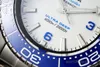 TF Watch Grootte 45,5 mm 2824 Beweging 6000 meter Duikkwaliteit Kleurcontrast Siliconen met saffier Mirror Designer Watches