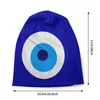 Berets Nazar Evil Eye Protection Symbool Bonnet Hat Breien Coole unisex volwassen amulet turkish winter warme schedels muts kappen