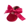 Athletic Shoes Fashion Cute Baby Girls Solid Cotton Flat Heel Bow Princess Sping Autumn 0-18M