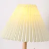 Tischlampen Vintage plissierte kleine Nachtlampe Schlafzimmer Nacht