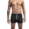 Männer Shorts 2023 Sommer Bademode Strand Board Marke Quick Dry Sexy Männer Badehose Solide Beachwear Atmungsaktive Surf