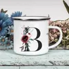 Tasses alphabet fleurs A-Z