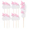 Disposable Flatware 15 Pcs Halloween Cupcake Toppers Insert Dessert Paper Decorative Baking Decorations Ghost Picks Fairy