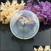 Other 4Pc Diamond Transparent Dried Flower Decorative Uv Resin Liquid Sile Molds For Making Jewelry Handcraft Pendant Tools Drop Deliv Ottx7