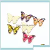 Charms Colorf Butterfly Pendant 100pcs lot 12x15 mm en émail Animal Pendants Ajustement pour le bracelet de collier