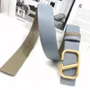 Designer belt for woman reversible belts genuine leather luxury waistband classic solid color gold letter buckle width 2cm 3cm 4cm size 90cm-110cm 19 Styles with box