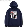 남자의 후드 땀 촬영 셔츠 일본 애니메이션 Jujutsu Kaisen Harajuku 만화 Gojo Satoru Hoodie 여자 캐주얼 과도한 거리 의류 유엔 힙합 Z230819