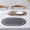 테이블 매트 그릇 매트 장식 열 단열 대비 색상 방수 방지 식당 컵실 물건
