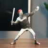 Objets décoratifs Figurines Résine Banksy Sculpture Baseball Statue Home Decor Accessoires Indoor Collection Figurine Crafts 230817