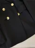Damenanzüge Blazer Yitimuceng Mode für Frauen Jacken Frühlingssommer Office Ladies Long Coats gekerbte Doppelbrust -Oberbekleidung 230817