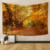 Tapestries Forest Pathway in the Misty Mountain Tapestry Wall Hanging Art Nature Landscape Tapestries Home Decor for Living Room Bedroom R230817