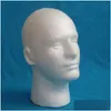 Hårverktyg Training Mannequin Cosplay New Styrofoam Manikin Head Model Foam Wig Glasses Display Drop Ship 17aug29 Leveransprodukter AC DHKZL