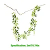 Decorative Flowers Willow Vine Artificial Flower Garland Fake Vines Rattan Multipurpose Craft Art Decor For Wedding Party