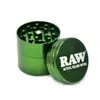 Nouveaux broyeurs de tabac RAW 55mm 4 couches broyeur d'herbes sèches accessoires de fumage en alliage de zinc broyeurs colorés