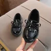 Sneakers Children Loafers Spring Tassel Slipon Elegant Toddler Leather Shoes For Girls Chunky Sole Wine Red Black 2136 Kids Casual Shoe J230818