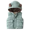 Weste Baby Kleidung Jungen Mädchen Massive Weste für 12 Monate bis 4 Jahre Kinder Winter Kinder Warm Jacken Westen Weihnachtskostüm 230817