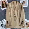 Dames pakken blazers lente mode kleine blazer jassen dames losse rechte buis temperament slanke pak jas vrouwelijke tops Koreaanse kleding 230817