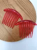 2PCS 7 Teeth Material Plastic Hair Comb Headdress Comb with Teeth Insert Comb Lady Hair Accessories