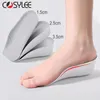 Shoe Parts Accessories Arch Support Height Increase Insoles Half Pads Orthopedic Breathable Memory Foam 7 Points Lifts Flat Feet 230817