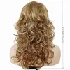 Perruques synthétiques Gnimegil Wigs synthétiques pour les femmes Blonde Blonde Long Curly Hair Wig avec Bangs Mix Messy Blond Blend Wig Mommy Cosplay Wig Dolly Parton HKD230818