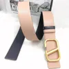 Ceinture de créateur pour femme ceintures réversibles ceinture de luxe en cuir véritable classique couleur unie boucle de lettre en or largeur 2 cm 3 cm 4 cm taille 90 cm-110 cm 19 styles avec boîte