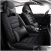 Car Seat Covers Zhoushenglee Custom Ers For Altea Xl Arona Ateca Cordoba Ibiza 6J 6L Accessories Cushion Protector1 Drop Delivery Mo Dhtjw