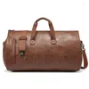 Duffel Bags Waterproof Travel Suit Bag Men's Business Storage Formal Attire Hand Held Crossbody Large Capacity Luggage