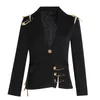 Женские костюмы Blazers Twotwinstyle Ship Fit Black Hollow Out Pin