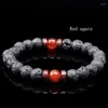 Strand Men Armband Natural Agate Moonstone Labradonite Amethy Black 8mm Beads Lava Stone Women Jewelry Gift