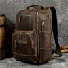 Sagnose da viaggio da viaggio in pelle di camice da viaggio per uomo retrò Sbirds Man's Fashion Borse Daypack per lo zaino di lusso Shoold