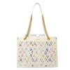 Totes MKJ2023 Nuove borse in pelle genuina per donne Moda Openwork TOTE BAG Floral Borse Versatile Stuma a tracolla a tracolla HKD230818