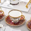 Mokken modemerk koffie set pak internet celebrity betaalbare luxe afternoon tea zwart cup 230818