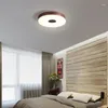 Kaarsenhouders spoelt de montage Slaapkamer plafondverlichting Moderne Led Lamp Nordic Bronze Round Aluminium Hedendaagse woonkamer RA90