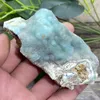 Dekorative Objekte Figuren Hemimorphit natürliche Steine ​​und Kristalle Heilung Edelstein Mineralien Exemplar Rohes Reiki Geode -Gesteinsornamente für 230817