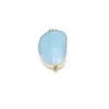 Pendant Necklaces 3 Pcs Irregular Shape Random Faceted Healing Natural Crystal Connectors Agate Charms For Making Jewelry Necklace Gift