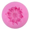 Baking Moulds Rose Lotus Shape Cake Mould Silicone Mold Handmade Soap Plaster Decorative Flower Decoration