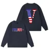 Vlone New Men's Casual Sweter Fashion Fashion Sports Sports Sweater Męski Sweter Męski