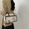 Avondtassen Haex y2k vrouwen ita mode subcultuur transparante diy studenten crossboy schouder grote capaciteit bolsas femininas 230817