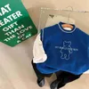 Pullover herfst lente meisjes jongens schattige cartoonbeer brei vest kinderen vestiging peuter kinderen baby trendy pullover sweater casuales x0818