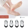 Women Socks 4 Pairs/Set Invisible Ice Silk Silicone Non-Slip For High Heels Shoes Sole Pad Suspender