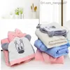 Ręczniki szaty Baby Shower Gel Flanela Cape Cartoon Boy Girl Super Soft Hooded Spa Velvet Bath Ręcznik Baby Shower Prezent Z230819