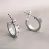 Designer -Ohrringe Mode Titanium Stahl Nägel Schraubendreher Ohrmanschettenlove Ohrringe für Herren und Frauen Gold Silber Schmuck für Liebhaber Ehepaar Geschenk