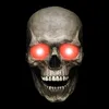 Máscaras de festa Halloween decoração do crânio máscara máscara de cabeça de cabeça de cabeça cheia máscara de caveira móvel maxilha de hortor de terror skeleton Festume máscara 230817