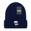 KARLLAGERFELD Cold Hat Big Head Versatile INS Sporty Lazy Style One Piece High end Designer Fashionable Official American Woolen Hat