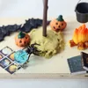 Objets décoratifs Décoration de Noël Accessoires de bureau mignons Resin Figurine Kit Halloween Chambre Miniatures Dollhouse Houses Crafts Home Decor 230816