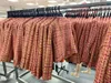 Kurtki damskie Highend 100 wełniane płaszcz damski przycięta kurtka sprężynowy projektant startowy kolorowy houndstooth Tweed Short Otwear 230817