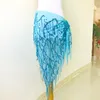 Scene Wear Women paljetter Tassel Belly Dancing midjekedjan Party Show Costumes Hip Scarf Dance Belts Tillbehör Partihandel